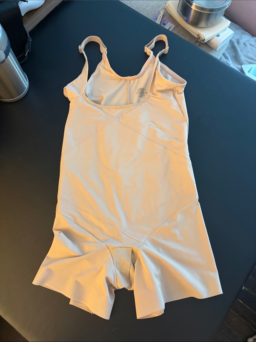 Miraclesuit Cream Sculpting Body Short with Adjustable Straps